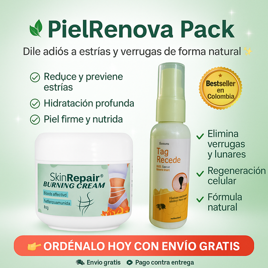 COMBO CREMA ANTIESTRIAS Y VERRUGAS
